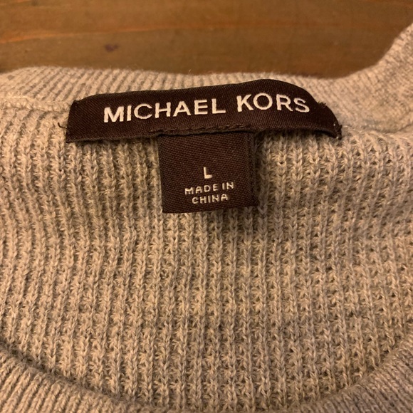 Michael Kors Men’s Sweater Size Large Tan - Picture 2 of 4